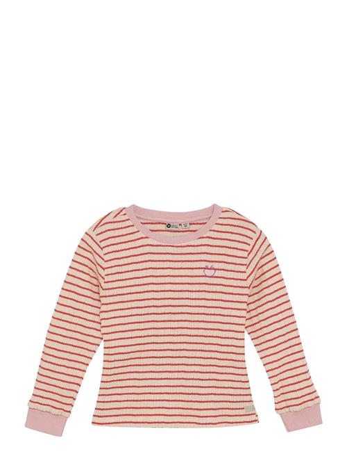T-Shirt Longsleeve Stripe Daily 7 Pink