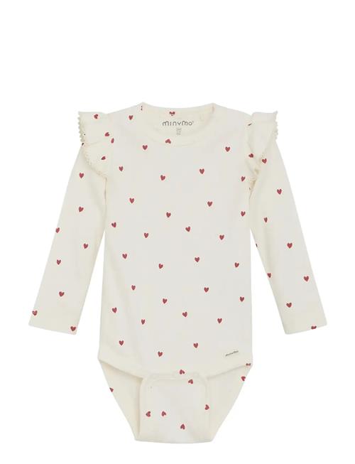 Body Ls Aop Rib Minymo Cream