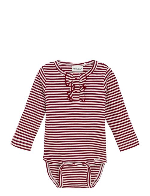 Body Ls Y/D Rib Minymo Red