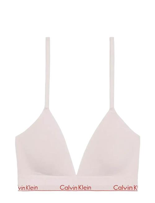 Lightly Lined Triangle Calvin Klein Cream
