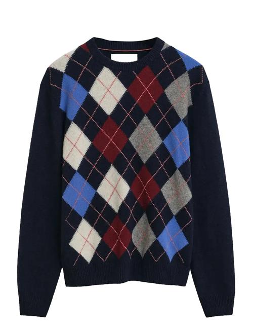 Argyle C-Neck GANT Navy