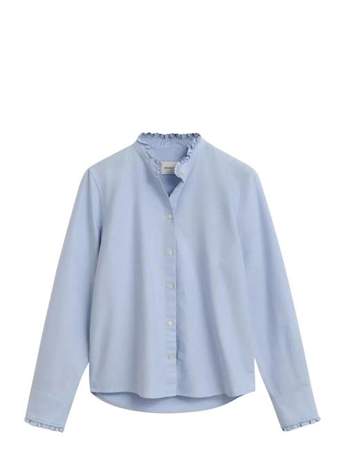 Reg Classic Oxford Frill Blouse GANT Blue