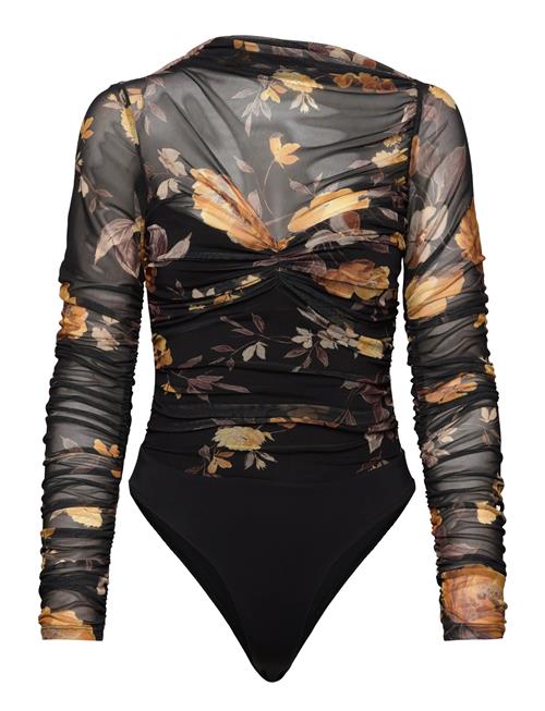 Althea Mesh Bodysuit Bardot Black