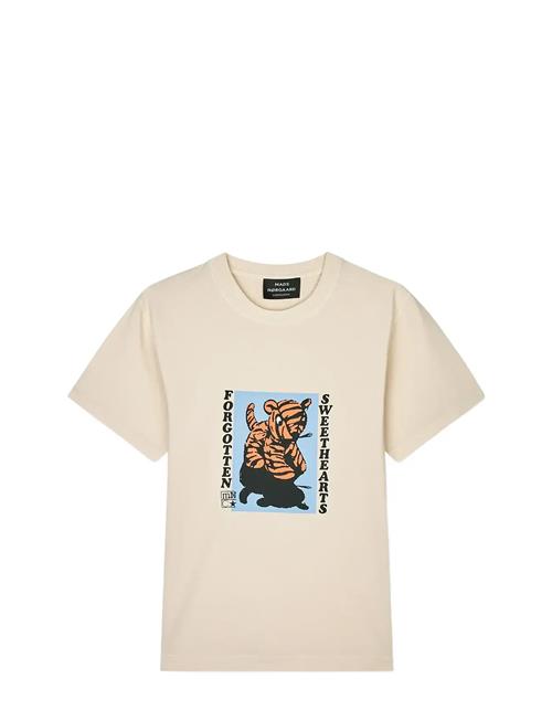 Cotton Jersey Sweathart Frode Tee Mads Nørgaard Cream