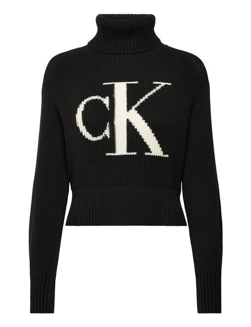 Blown Up Ck Loose Sweater Contra Calvin Klein Jeans Black