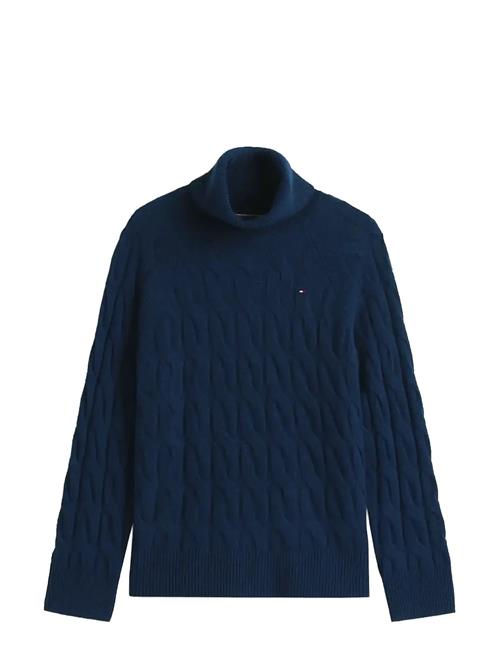 Soft Wool Cable Roll-Nk Ls Swt Tommy Hilfiger Navy