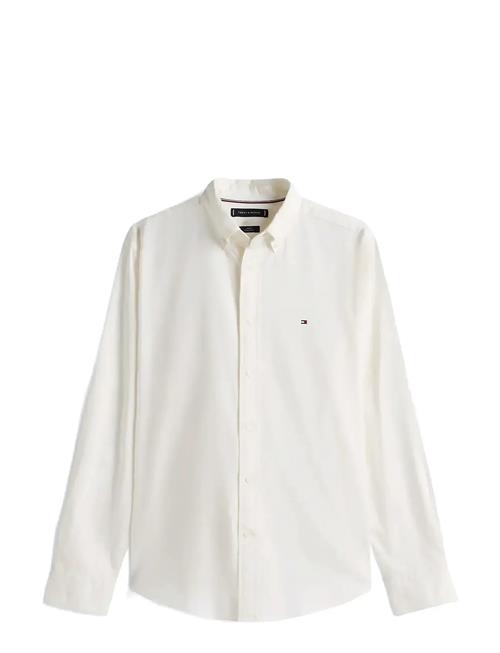 Flex Flannel Solid Rf Shirt Tommy Hilfiger White