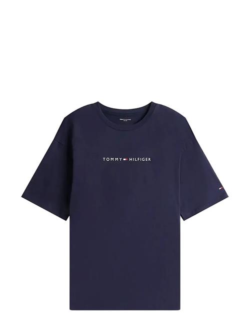 Ss Tee Cont. Logo Tommy Hilfiger Navy