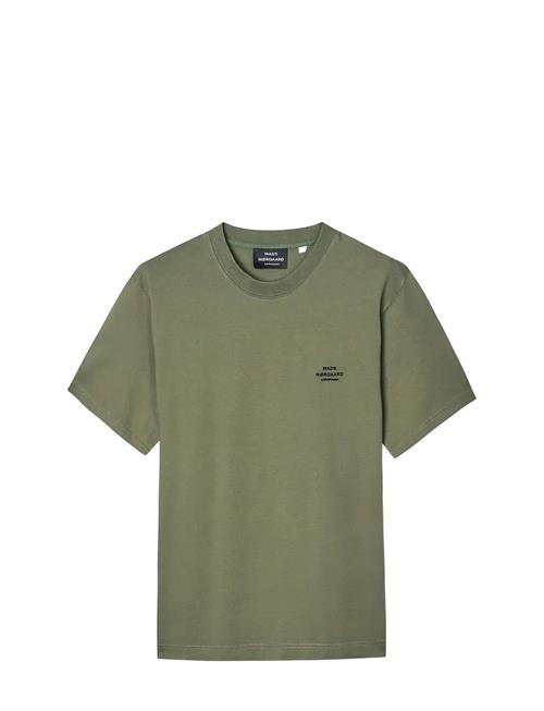 Cotton Jersey Frode Logo Tee Fav Mads Nørgaard Khaki