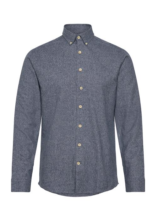 Business Casual Shirt In Twill Lindbergh Blue