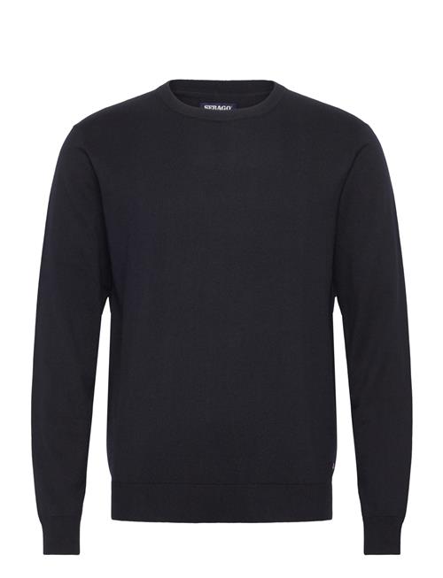 Cotton Cashmere Crew Knit Sebago Navy