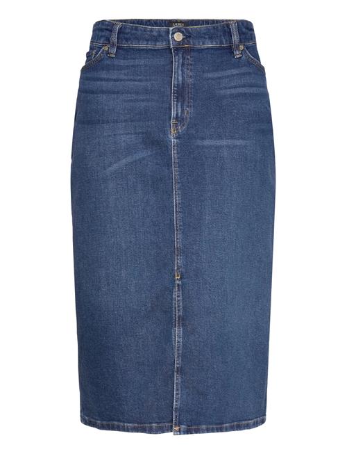Denim Midi Skirt Lauren Women Blue