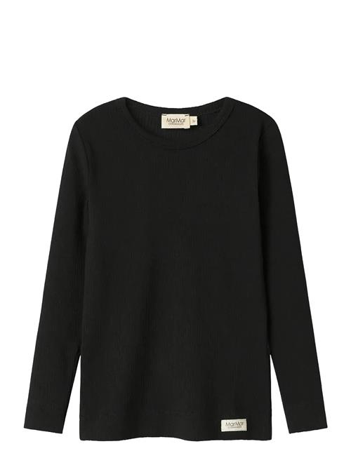 Plain Tee Ls MarMar Copenhagen Black