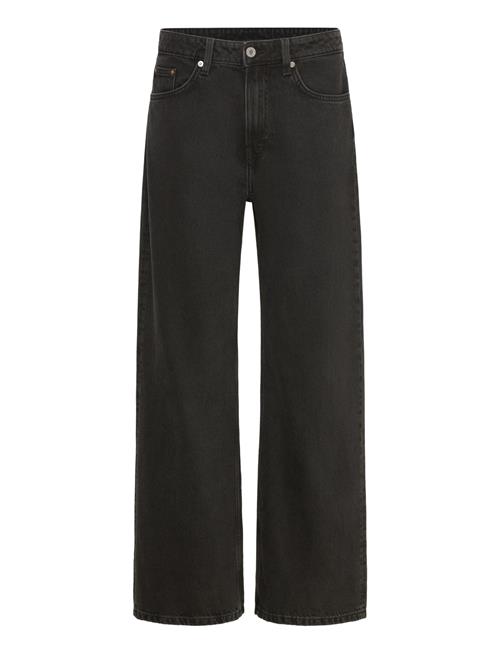 Missy Low Rise Loose Straight Leg Jeans Weekday Black
