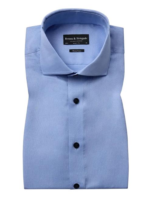 Bs Juan Modern Fit Shirt Bruun & Stengade Blue
