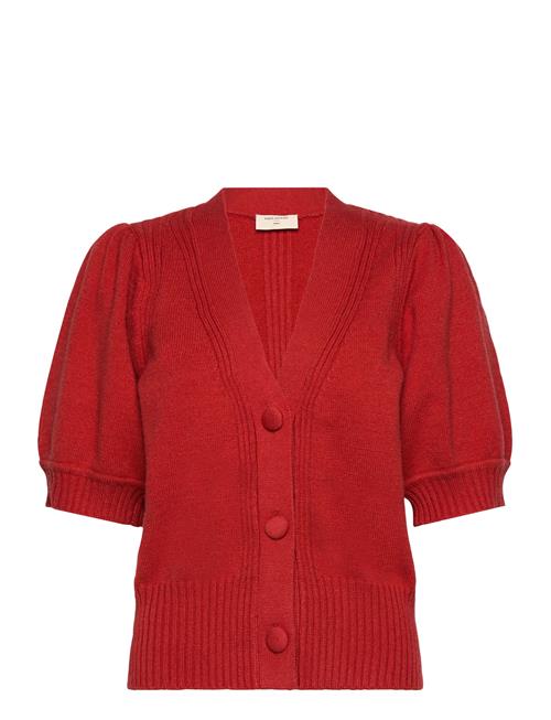 Cardigan From Freequent In A Soft, Knitted Material With Elegant, Ribbed Details FREE/QUENT Red