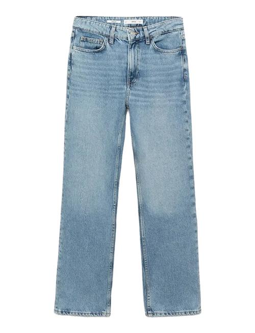 Matilda High-Rise Straight Jeans Mango Blue