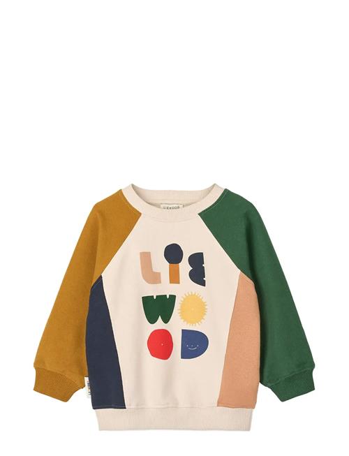 Aude Placement Sweatshirt Liewood Cream