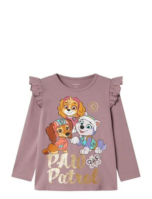 Nmfsabine Paw Ls Top Box Cplg Name It Purple