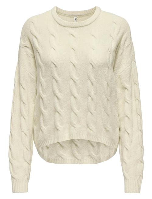 Onljeanett Life Ls Cable O-Neck Cc Knt ONLY Cream