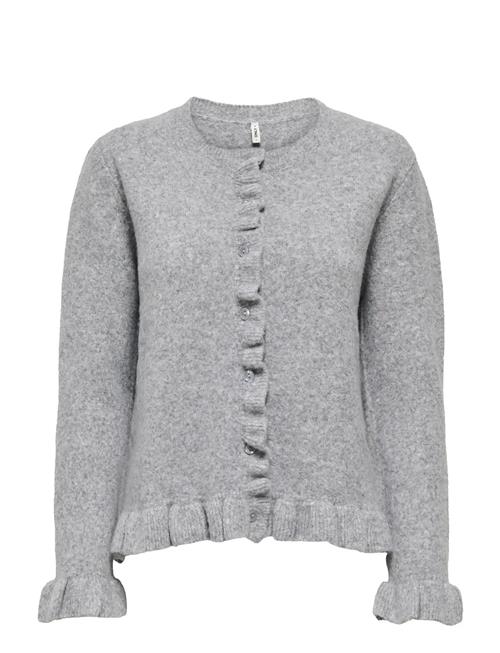 Onlrima Life Ls Fril Butto Cardi Cs Knt ONLY Grey