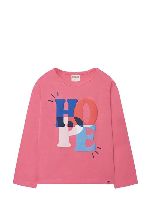 Knit T-Shirt Flame Boboli Pink