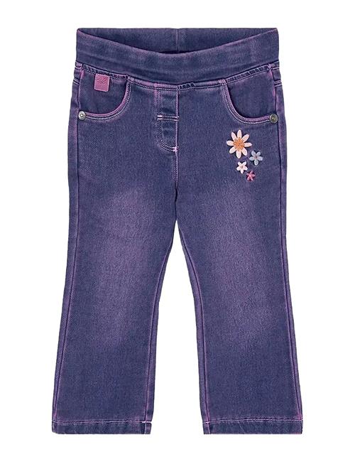 Denim Trousers Knit Boboli Blue