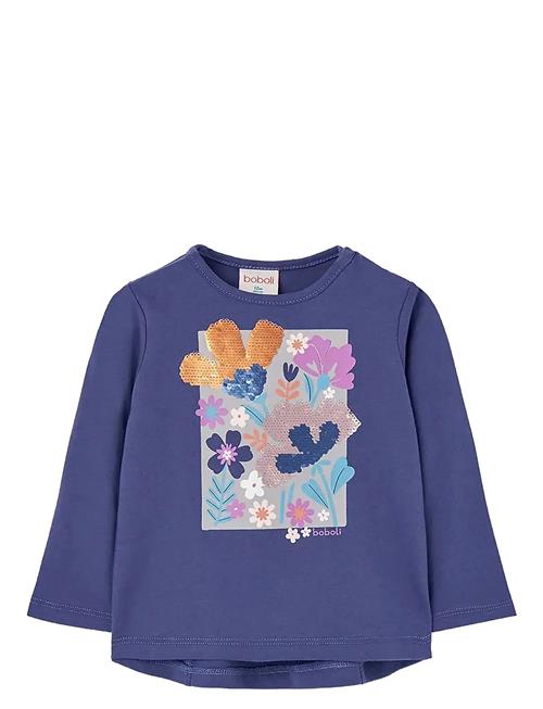 Knit T-Shirt Boboli Navy