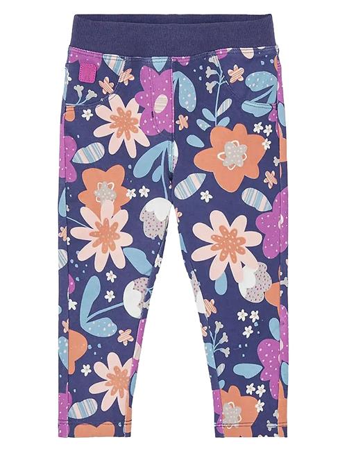 Fleece Trousers Floral Boboli Purple