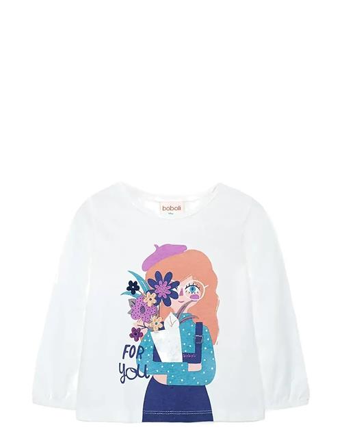 Knit T-Shirt Boboli White
