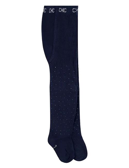 Thick Tights Crystals Boboli Navy