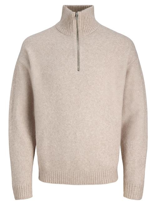 Jack & Jones Jjesoho Ollie Knit Half Zip Sn Jack & J S Cream