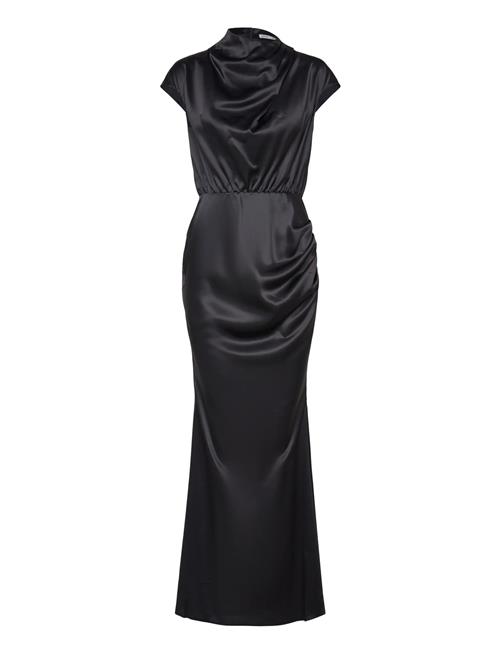 Myra Satin Dress Ahlvar Gallery Navy