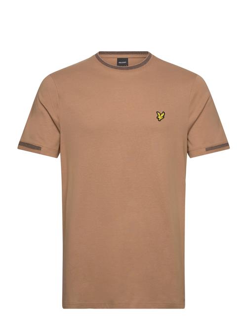 Birdseye Half Tipped T-Shirt Lyle & Scott Beige