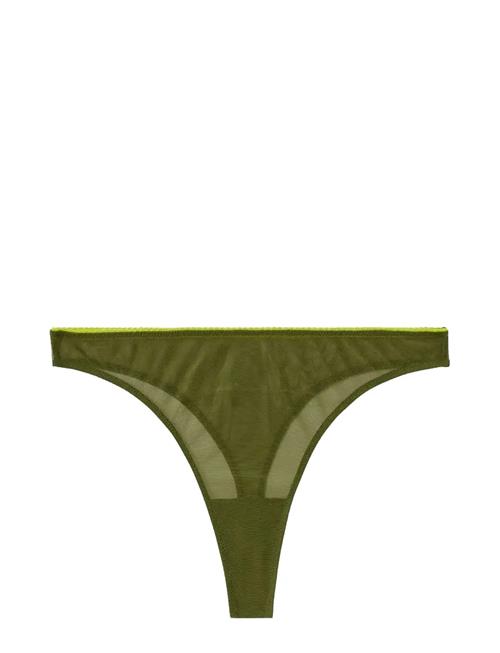 Mesh Thong Understatement Underwear Green