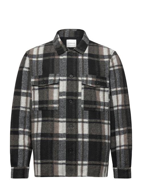 Brushed Check Overshirt Lindbergh Patterned