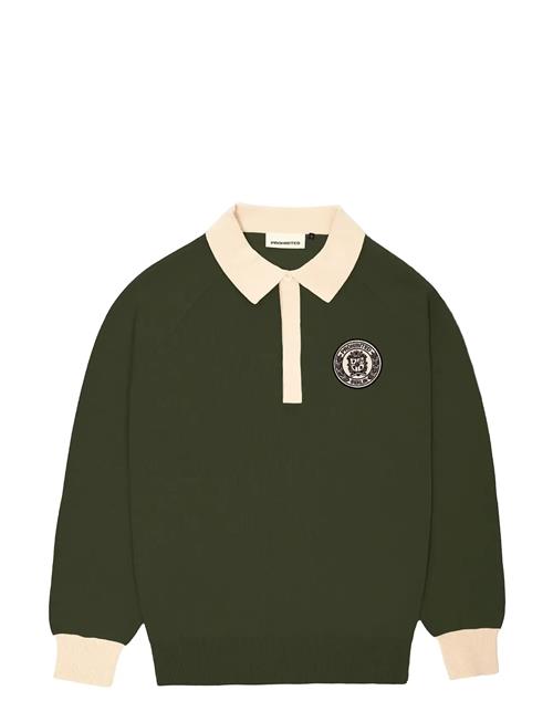 Cup Knitted Jersey Prohibited Green