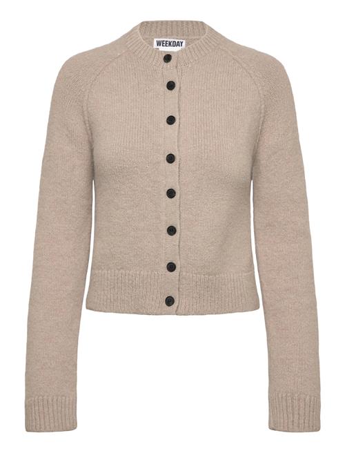 Fitted Cardigan Weekday Beige