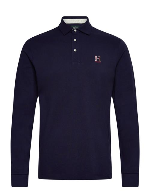 Heritage H Polo Ls Hackett London Navy