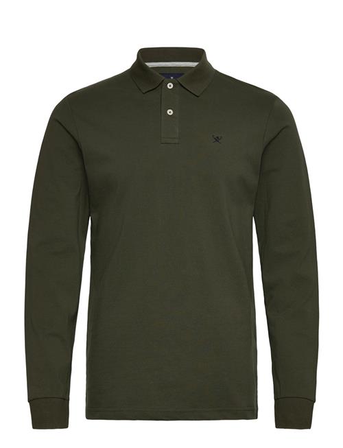 Slim Fit Logo Ls Hackett London Khaki