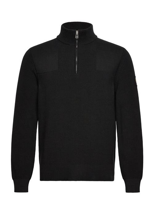 Commander Quarter Zip Jumper Belstaff Black