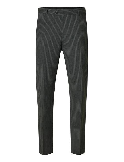 Slhslim-Theo Lano Pinstriped Trs Selected Grey