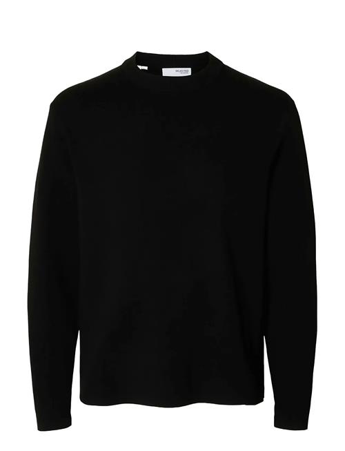 Slhteller Fn Relaxed Crew Neck Noos Selected Black