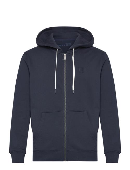 Full Zip Logo Hoodie Scotch & Soda Navy