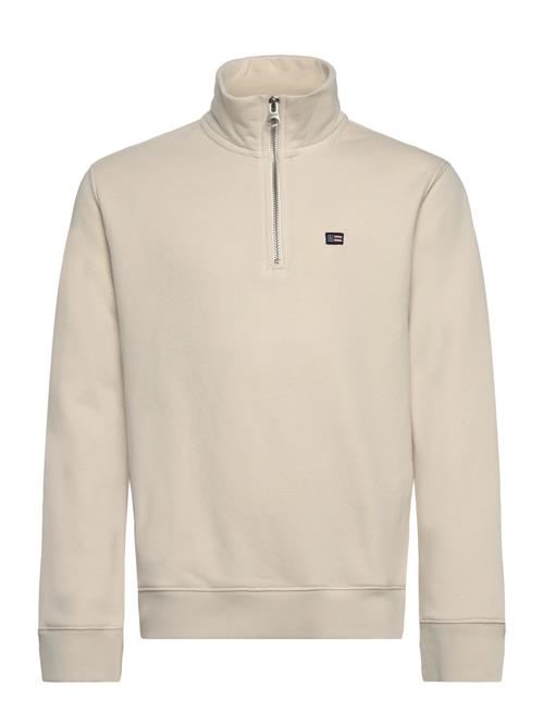 Terry Organic Cotton Half-Zip Sweater Lexington Clothing Cream