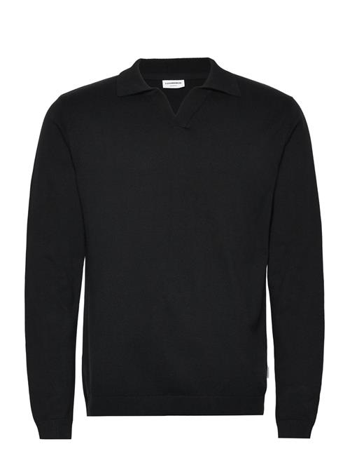 Splitneck Recycled Yarn Knit Lindbergh Black