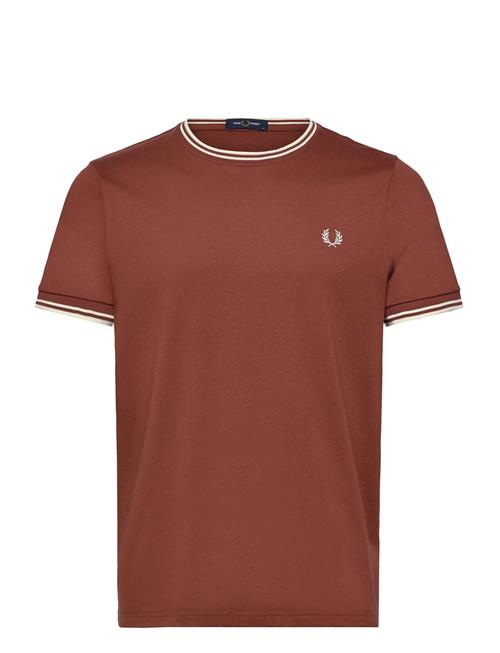 Twin Tipped T-Shirt Fred Perry Brown
