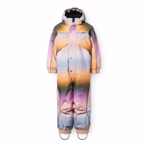 Molo Polaris Vinter-overtræksdragt Rainbow Sky  Rainbow Sky 86 cm  Lyserød  86 cm  kvinde