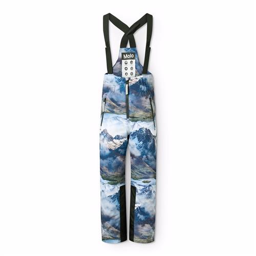 Molo Play Pro Skibukser Snowy Mountains  Snowy Mountains 146 cm  Blå  146 cm  mand