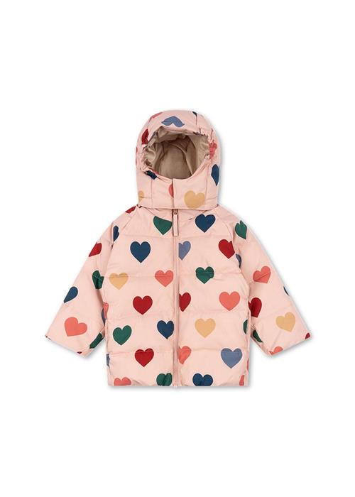 Konges Sløjd Nuka Vinterjakke Coeur Rose Coloré  Nuka Jacket Grs Coeur Rose Coloré 12M  Beige  12 måneder  kvinde